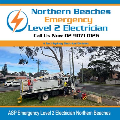 Utility truck and electricians in Northern Beaches