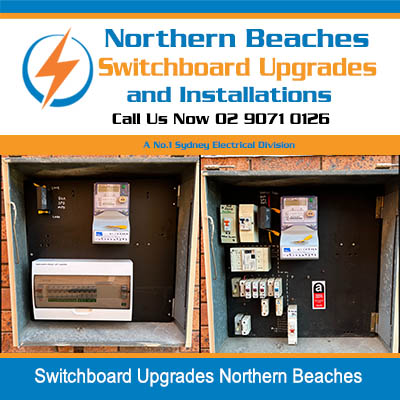 before and after electrical switchboard in Northern Beaches